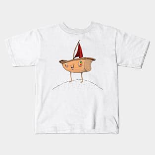 Land Boat Kids T-Shirt